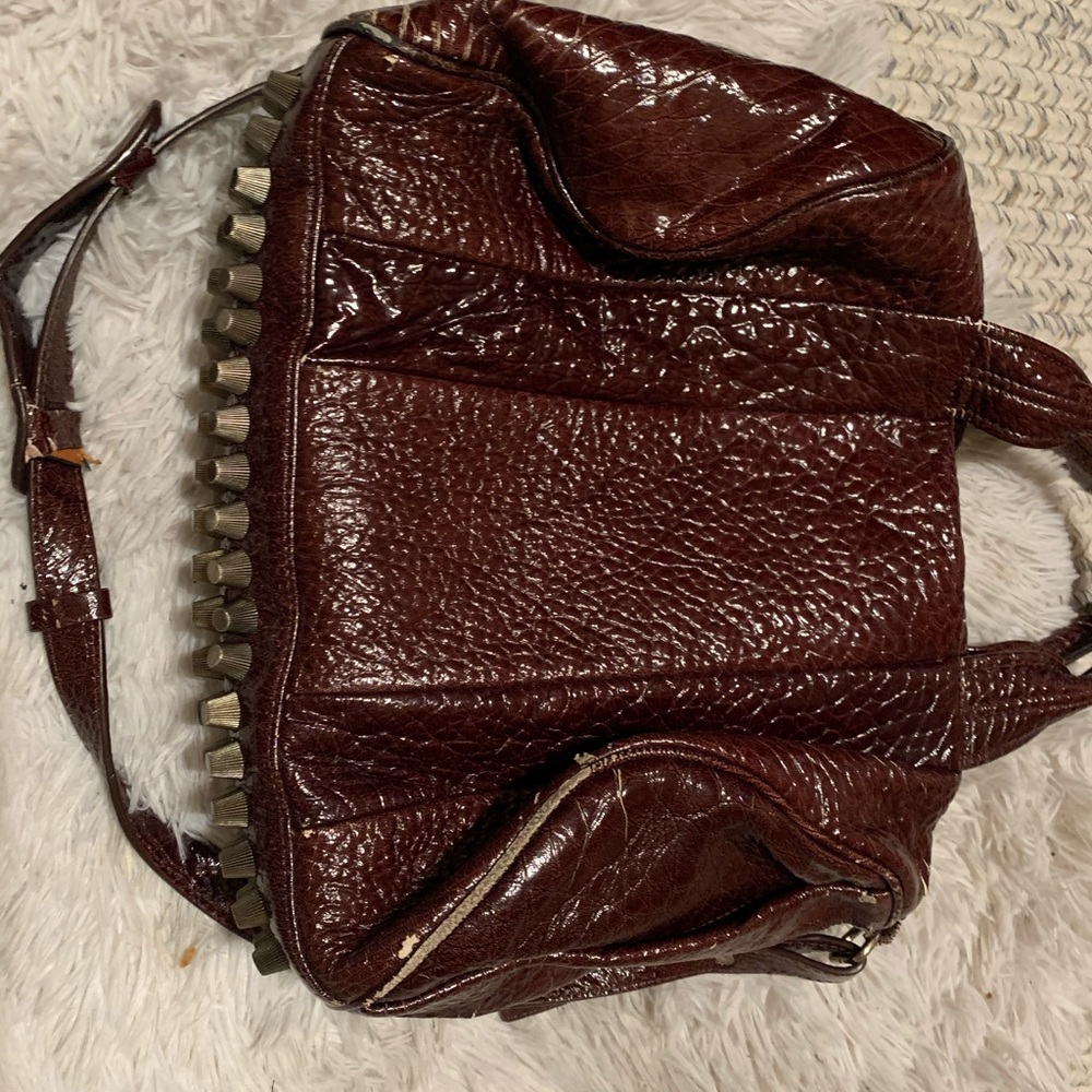 Burgundy Alexander Wang bag